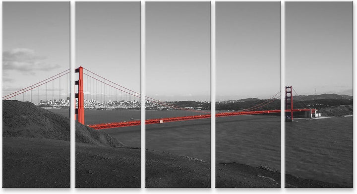 islandburner Bild auf Leinwand Golden Gate Bridge San Francisco Usa Bilder Wandbilder Poster Leinwan