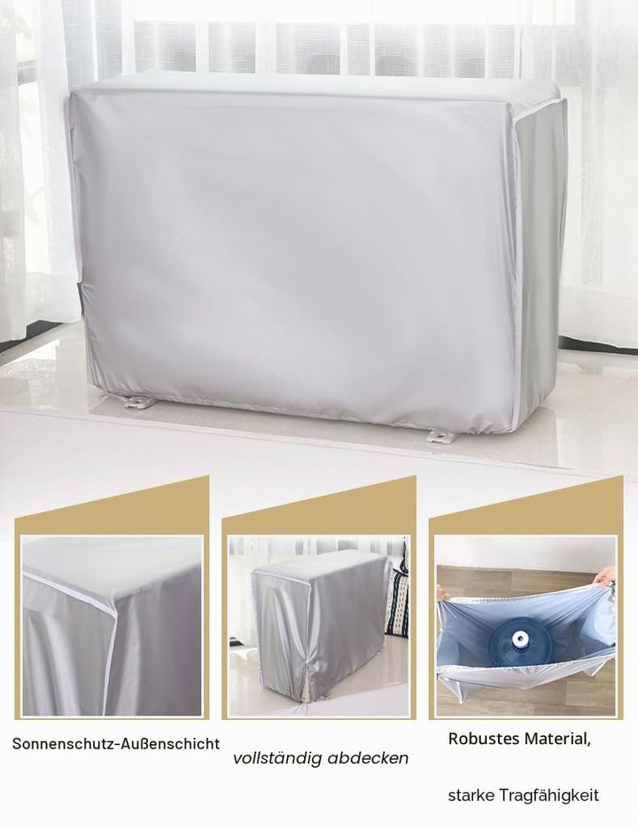 Klimaanlage Abdeckung Aussengerät Mit Gummizug Mit Kordelzug Air Conditioner Cover Anti Staub Anti S