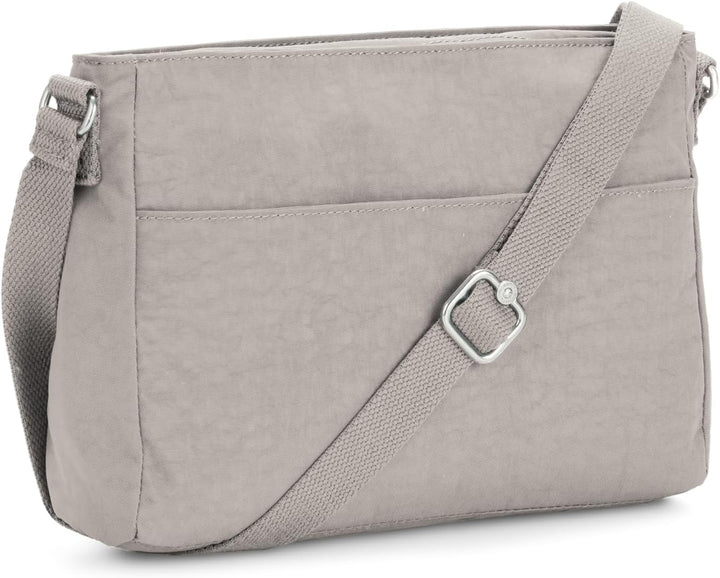 Kipling Damen New Angie Umhängetasche, M Grau Gris, Grau Gris