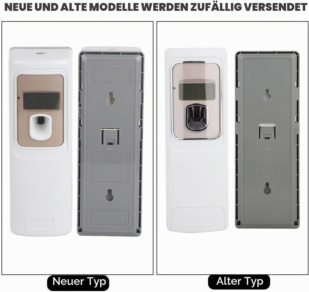 Lufterfrischer-Zufuhr, elektrische LCD-Anzeige Automatische sprühfreie an der Wand befestigte Spray-