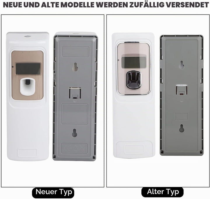 Lufterfrischer-Zufuhr, elektrische LCD-Anzeige Automatische sprühfreie an der Wand befestigte Spray-
