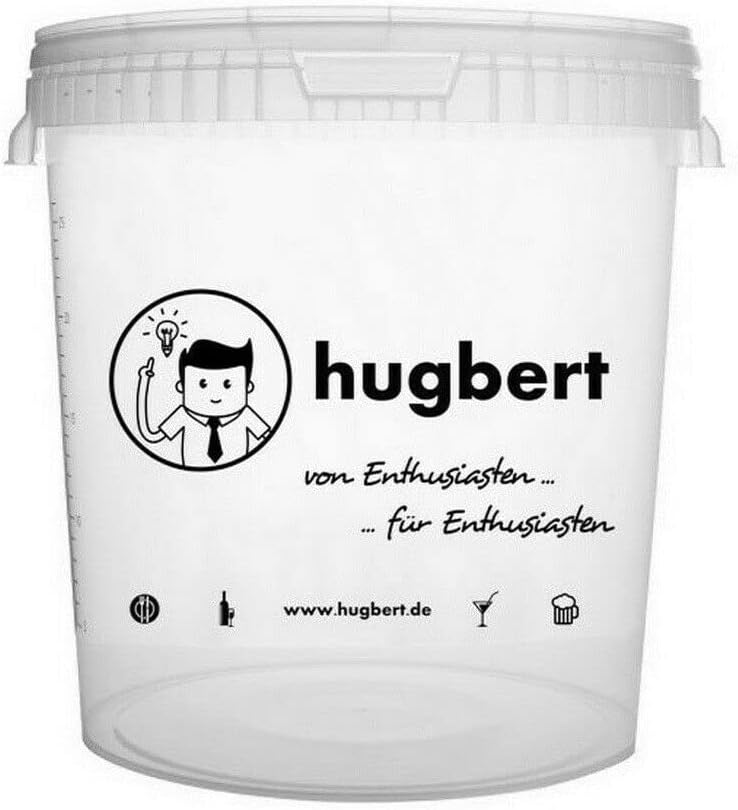 Weinset ALCOMAT-Box-L Weinhefe | Gärbehälter 15/17L | Gärröhrchen | Dichtgummi | Weinmessgerät | Wei