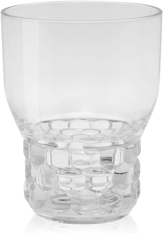 Kartell 1492B4 Jellies Family Wasserglas glasklar transparent 4 Stück, Wasserglas Glasklar