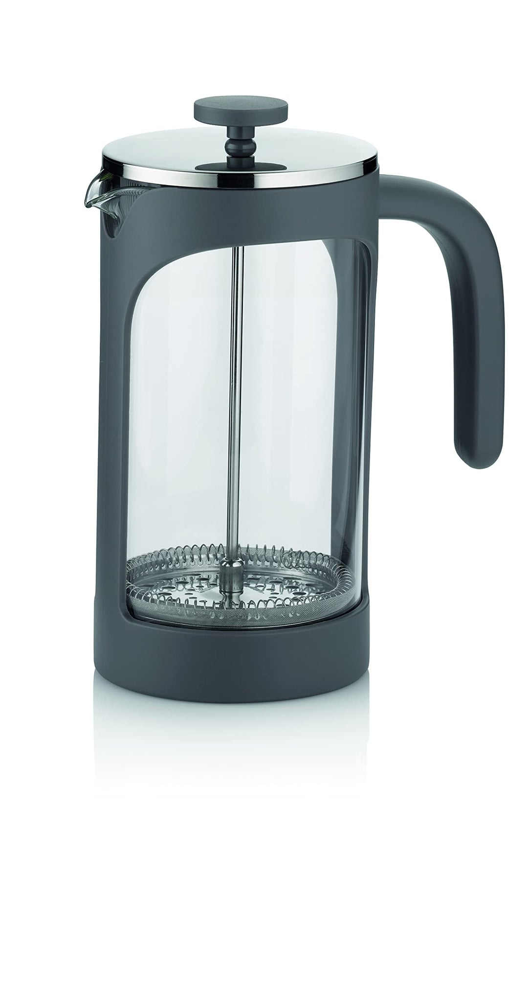 Kela Keuken cafetière Verona 1 Liter Glas grau/transparent