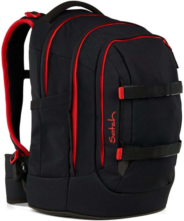 Satch Pack Schulrucksack Set 2tlg. inkl. Pencil Slider (Fire Phantom), Fire Phantom
