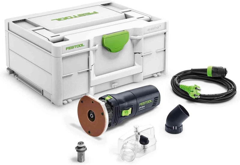 Festool Kantenfräse OFK 500 Q-Plus R3 (mit Abrundfräser, Absaughaube), im Systainer