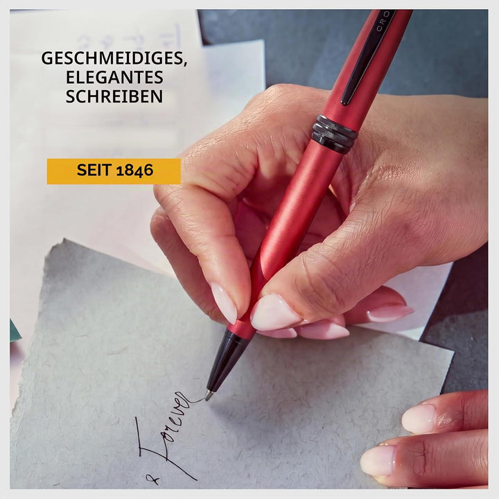Cross Bailey Kugelschreiber (Drehmechanik, Schreibfarbe schwarz, Strichstärke M, inkl. Premium-Gesch