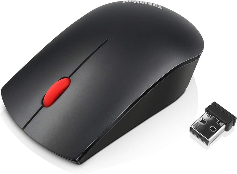 Lenovo ThinkPad Essential Wireless Mouse - Black 4X30M56887 Single, Single