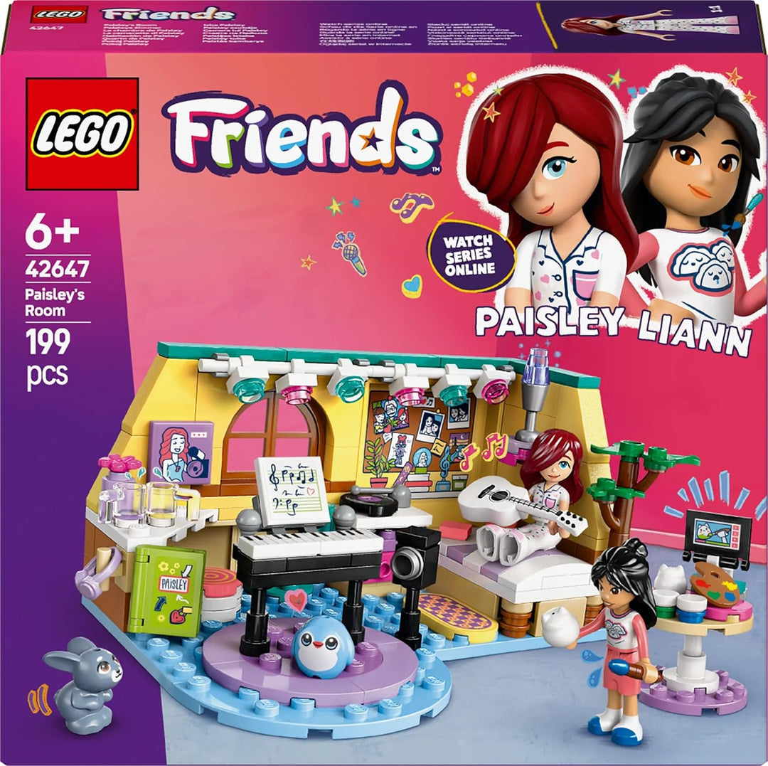 LEGO Friends Paisleys Zimmer, BAU- und Spielset für fantasievolle Rollenspiele, Geschenk für Mädchen
