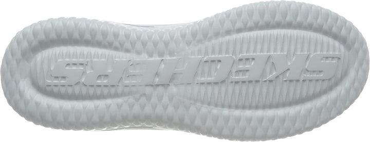 Skechers Herren Delson 3.0 FairfieldSneaker 40 EU Gray Knit Synthetic, 40 EU Gray Knit Synthetic