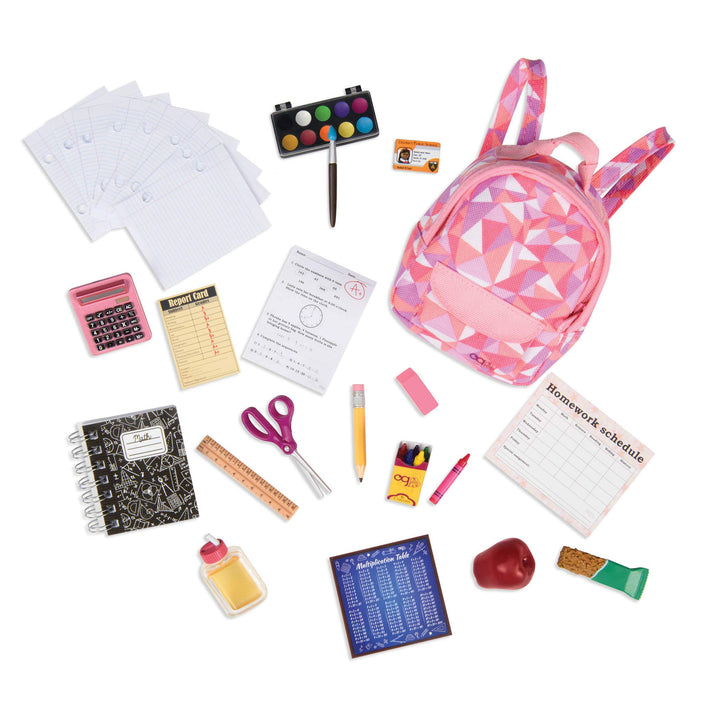 Our Generation – Klassenzimmer-Set – Schulsachen – 46 cm Puppenzubehör – Rollenspiel – Spielzeug für