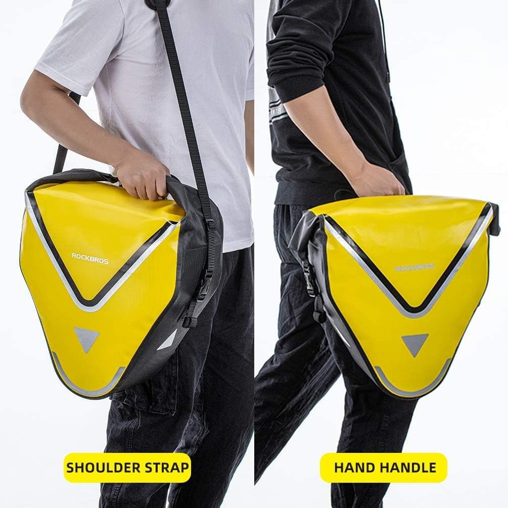ROCKBROS Fahrrad Gepäckträgertasche Fahrradtasche 100% wasserdichte Transporttasche Hinterradtaschen
