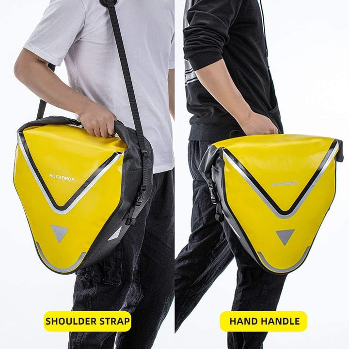 ROCKBROS Fahrrad Gepäckträgertasche Fahrradtasche 100% wasserdichte Transporttasche Hinterradtaschen