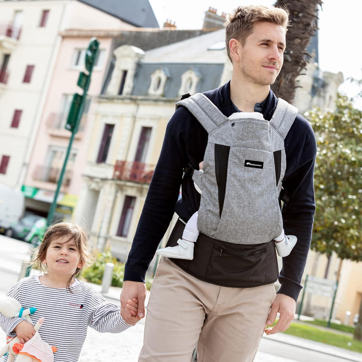 Bebeconfort PhysioNest Babytrage, Ergonomische Bauchtrage, nutzbar ab der Geburt bis ca. 3,5 Jahre,