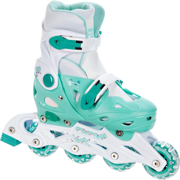3in1 Kinder Inlineskates/Triskates/Rollschuhe RAVEN Balloon verstellbar Mint 29-32 (18cm-20cm), Mint