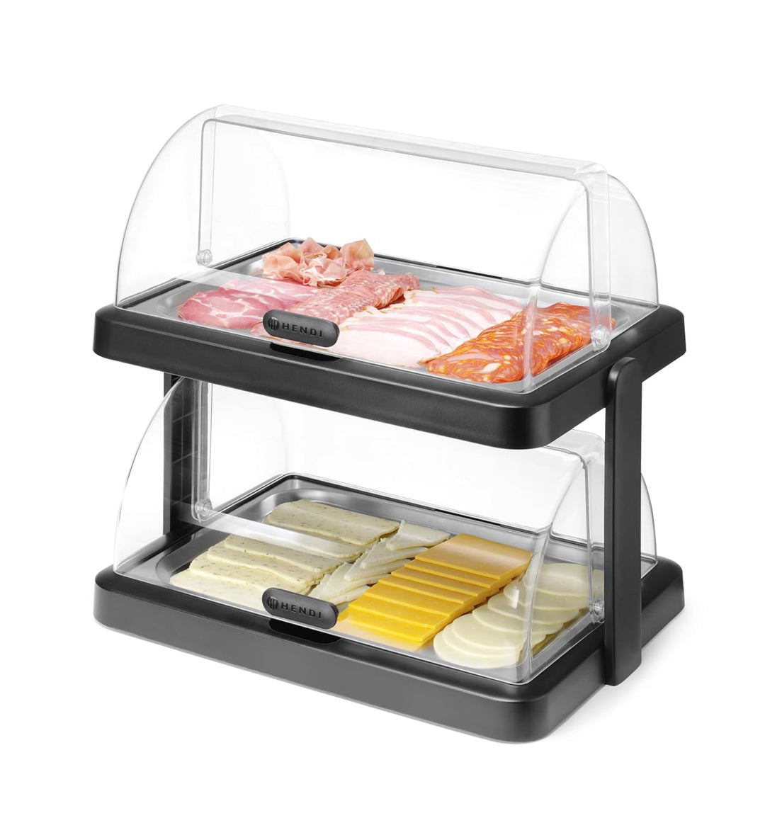 HENDI 871812 Rolltop-Präsenter Gekühlt Double, Double