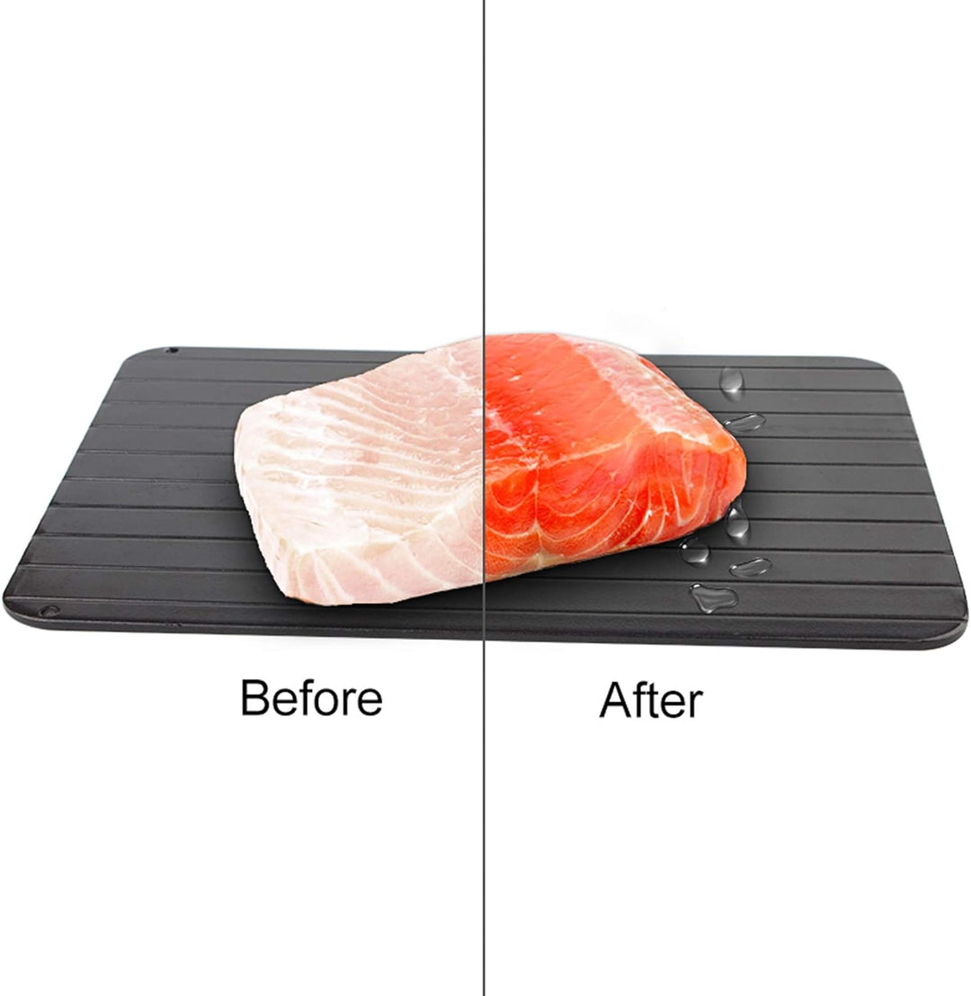 Auftauplatte Auftaubrett für Gefrorene Lebensmittel zum schnellen, natürlichen Auftauen (ohne Elektr