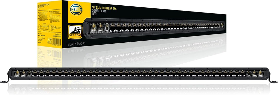 HELLA 1GJ 358 197-321 LED-Arbeitsscheinwerfer - Black Magic Slim Lightbar 40" - 12/24V - schlank - 1