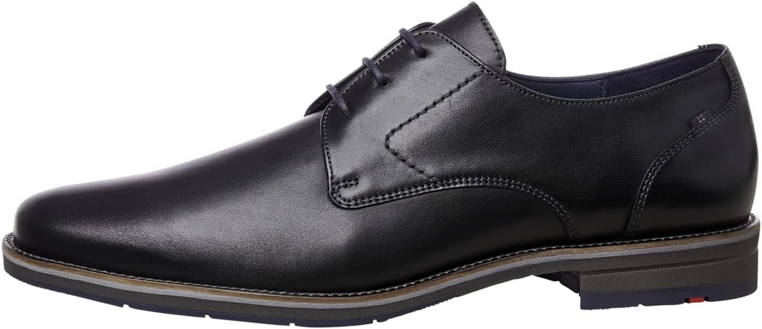 LLOYD Herren Schnürhalbschuhe Langston, Männer Businessschuhe 45 EU Schwarz, 45 EU Schwarz