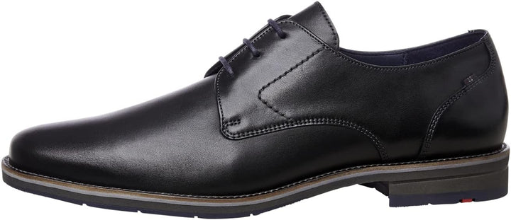 LLOYD Herren Schnürhalbschuhe Langston, Männer Businessschuhe 45 EU Schwarz, 45 EU Schwarz