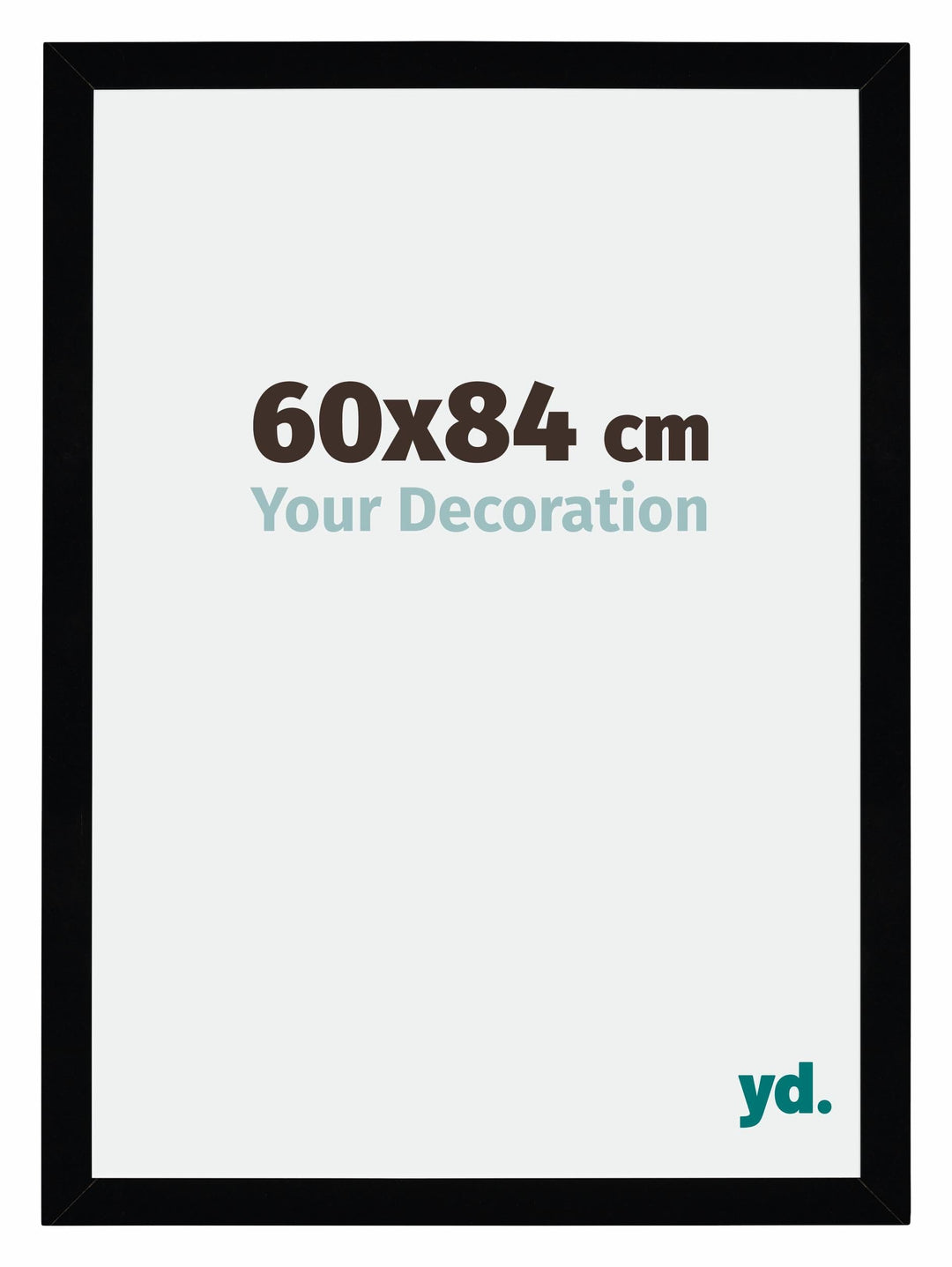 yd. Your Decoration - Bilderrahmen 60x84 cm - Bilderrahmen aus MDF mit Acrylglas - Antireflex - Ausg