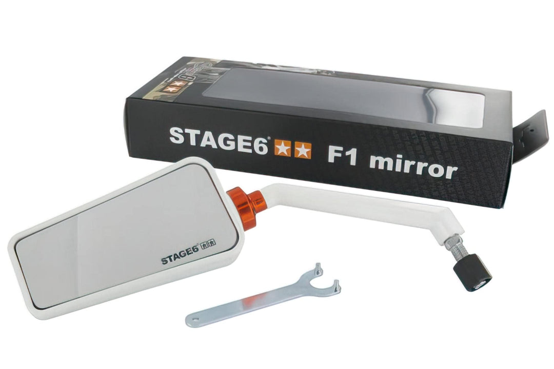 Spiegel Stage6 F1 links M8 Weiss
