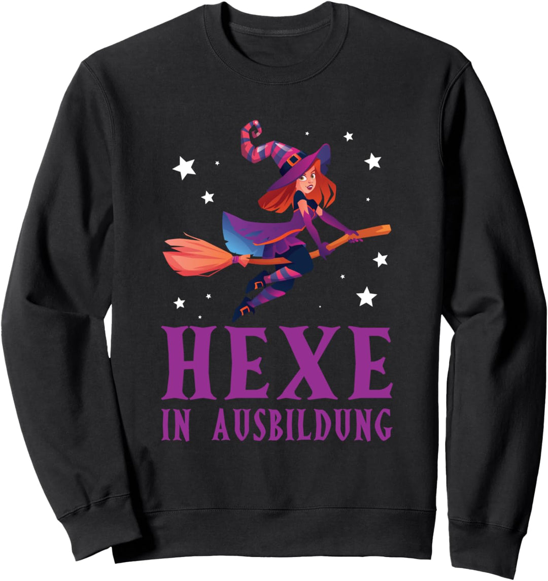 Hexen Hexe In Ausbildung Lustiges Hexerei Spruch Sweatshirt