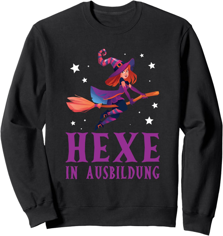 Hexen Hexe In Ausbildung Lustiges Hexerei Spruch Sweatshirt