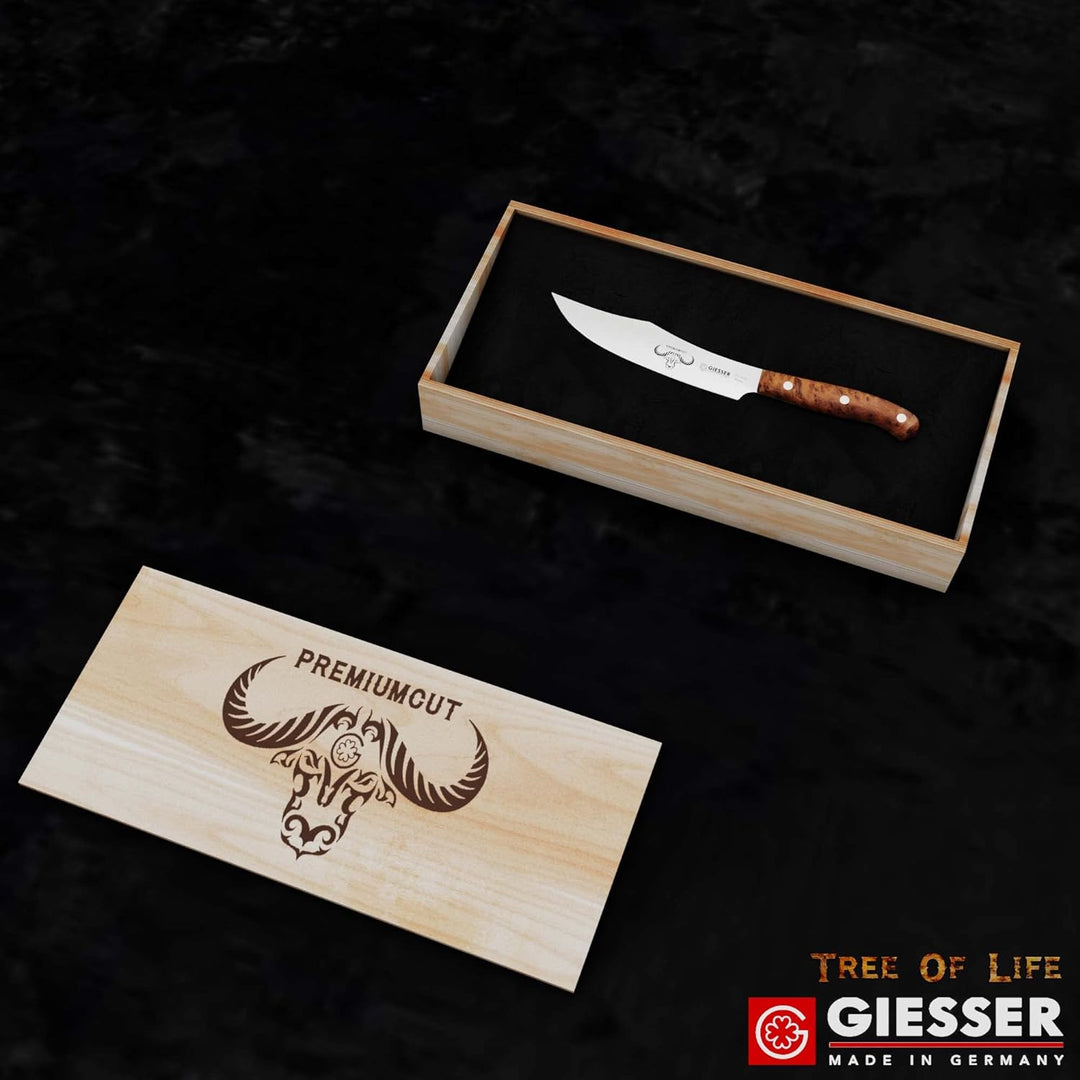 GIESSER seit 1776 - Made in Germany - Zubereitungsmesser 16 cm Tree of Life, PremiumCut Veggie No 1,