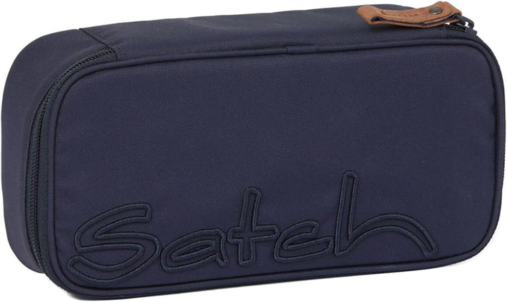 Satch Schlamperbox extra gross inkl. Trennfach Reissverschlussfach Stiftehalter Geodreieck Sichtfens