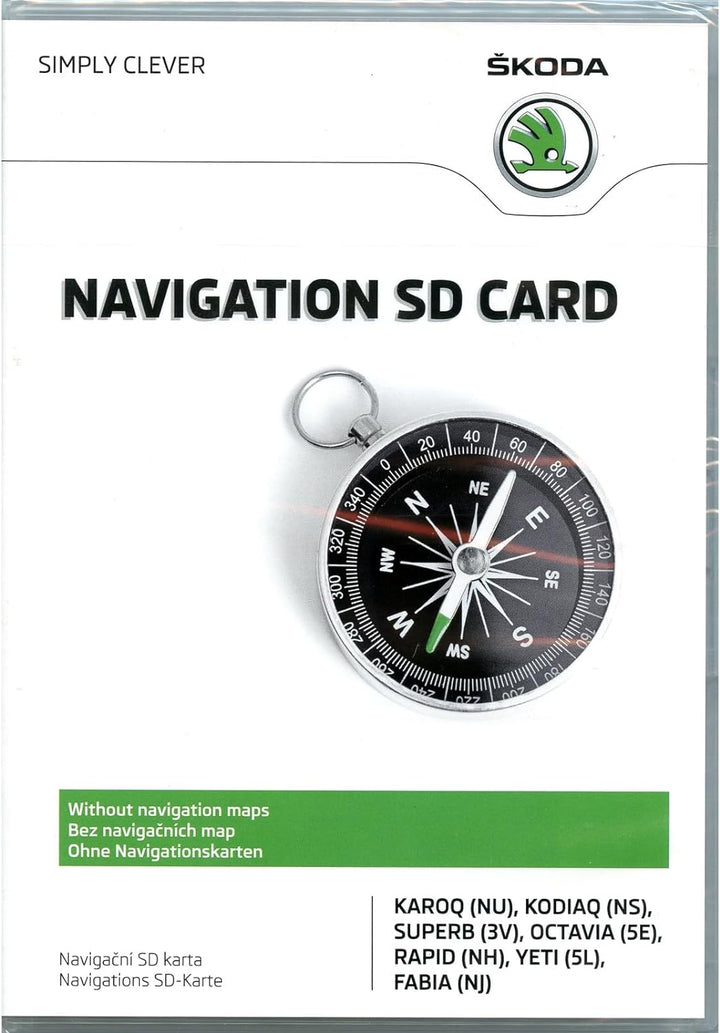 Skoda 5L0051236C Speicherkarte SD-Karte 16 GB, nur für Navigationssystem MIB1 Amundsen *** OHNE Navi