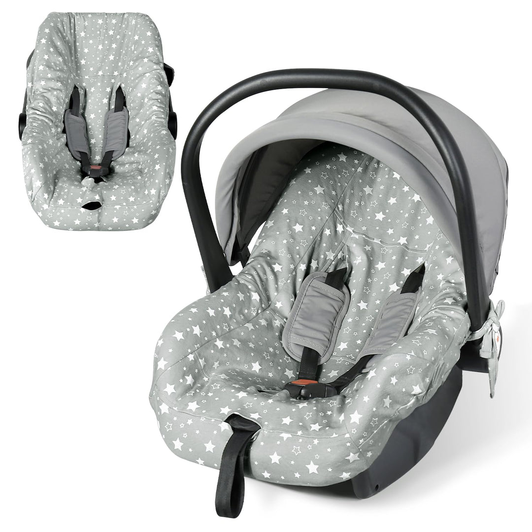 Orzbow Universal Bezug für Babyschale,Schutzbezug aus 100% Baumwolle,Perfekter Passform für Babyscha
