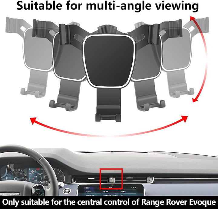 musttrue Lunqin Kfz-Handyhalterung für Land Rover Range Rover Evoque 2020–2023, Auto-Zubehör, Naviga