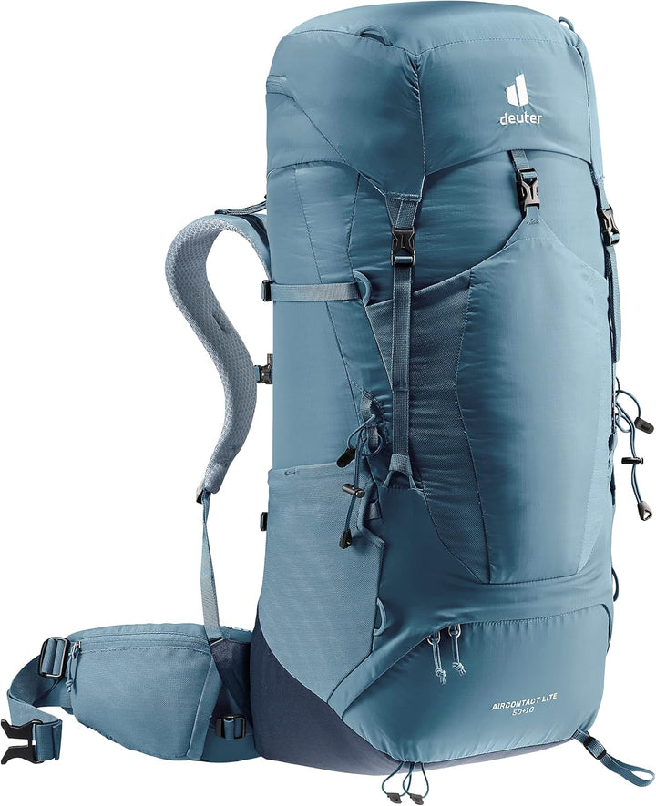 deuter Herren Aircontact Lite 50 + 10 Trekkingrucksack (1er Pack) 50+10 L Atlantic-ink, 50+10 L Atla
