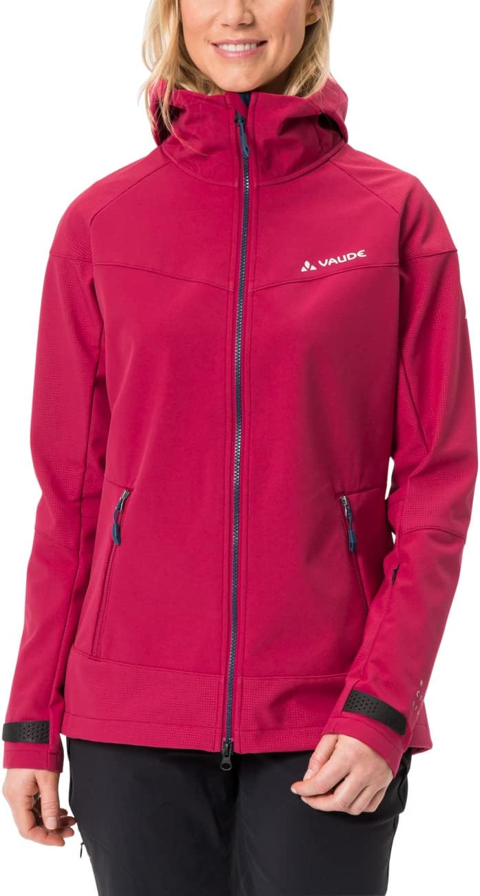 VAUDE Damen Women's All Year Elope Softshell Jacket Jacke 34 crimson red, 34 crimson red