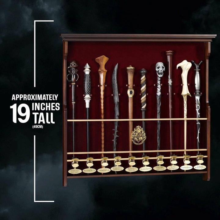 The Noble Collection Harry Potter Ten Character Wand Display Wands Not Included