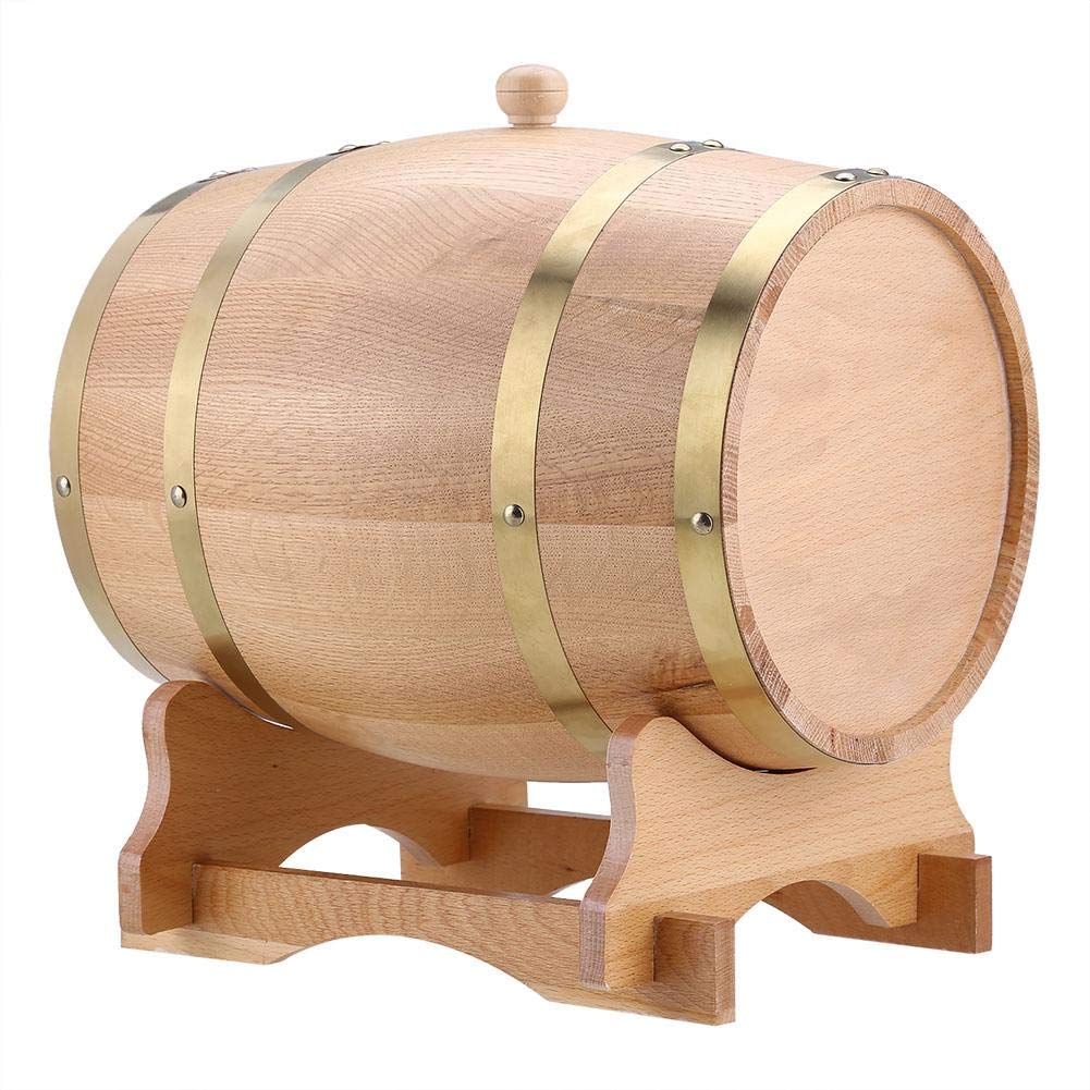 Weinfass aus Eichenfass, personalisierbar, 10 l, Vintage-Stil, für Whisky, Bourbon, Tequila, Rum, he