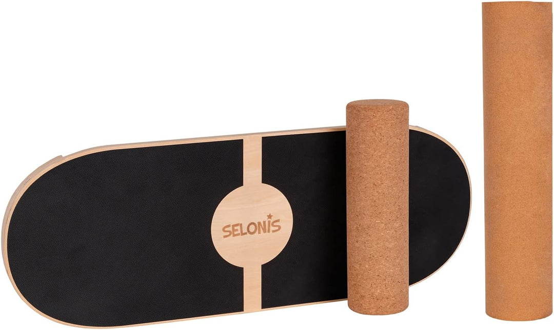 Selonis Balance Board Aus Holz Für Erwachsene Und Kinder Koordinationstraining Balancebrett Physioth