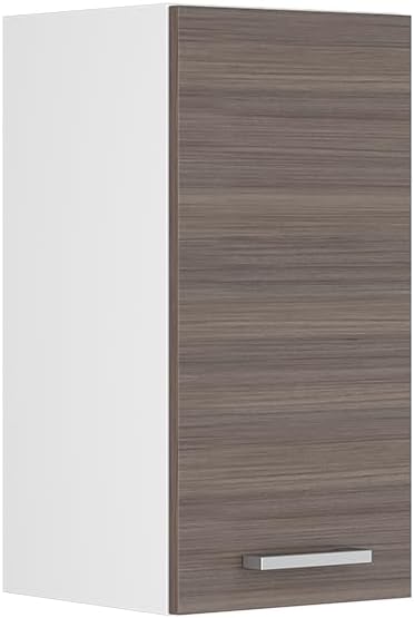 Vicco Hängeschrank R-Line, Grau/Weiss, 30 cm Grau Hängeschrank 30cm, Grau Hängeschrank 30cm