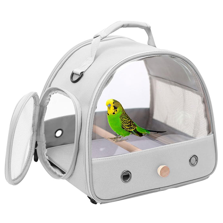 Interfashioner Vogeltrage, tragbare Vogeltrage für Papageien, Sittiche, Wellensittiche, kleine Vögel
