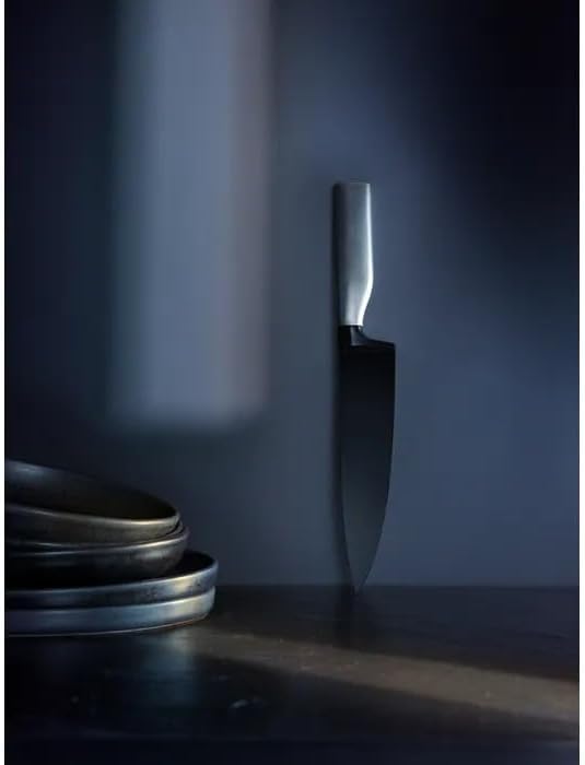 WMF Ultimate Black Messerset mit Messerblock 5teilig, Made in Germany, Küchenmesser, Diamond Cut, si