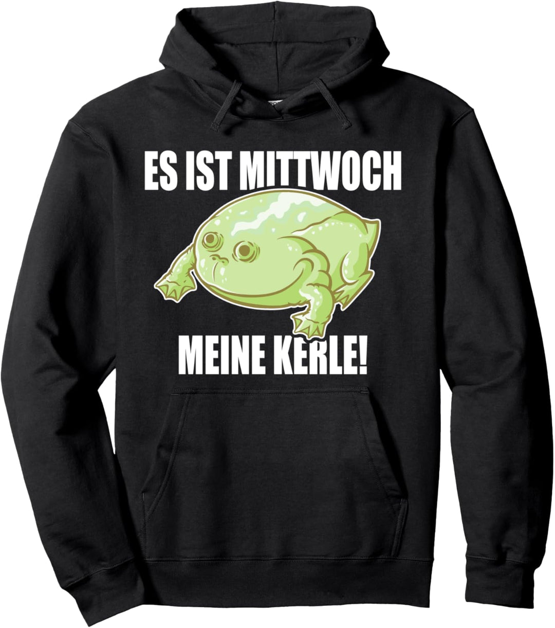 Es Ist Mittwoch Meine Kerle Lustiges Frosch Meme Pullover Hoodie