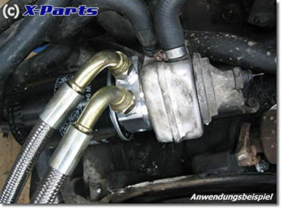 Oil Connection Set Thermostat Steel Flex All Car Universal 3/4"NEW
