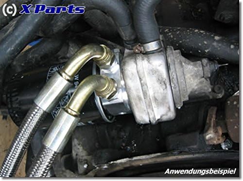 Oil Connection Set Thermostat Steel Flex All Car Universal 3/4"NEW