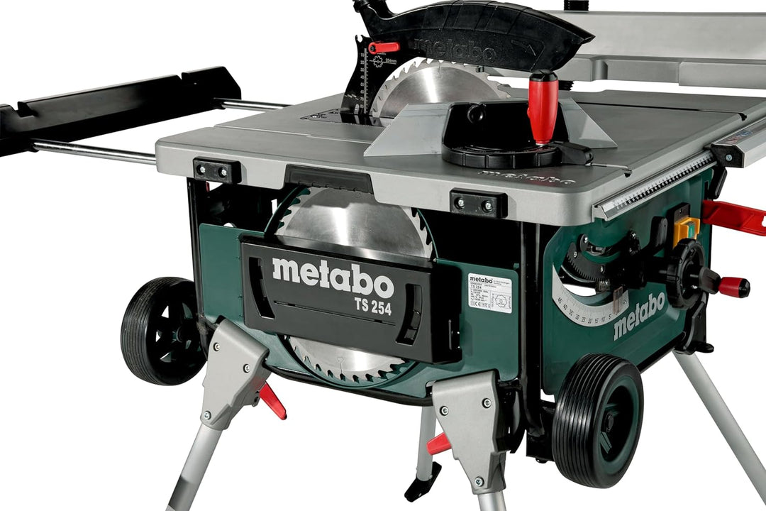 Metabo Tischkreissäge TS 254 (600668000) im Karton mit Untergestell und Trolleyfunktion (Max. Schnit