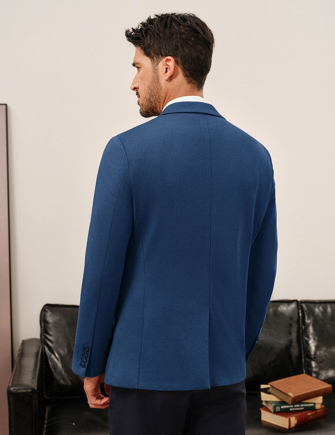 PJ PAUL JONES Herren Sakko Sportlich Freizeit Blazer Jackett 1 Knöpfe Modern Regular Fit Anzugjacke