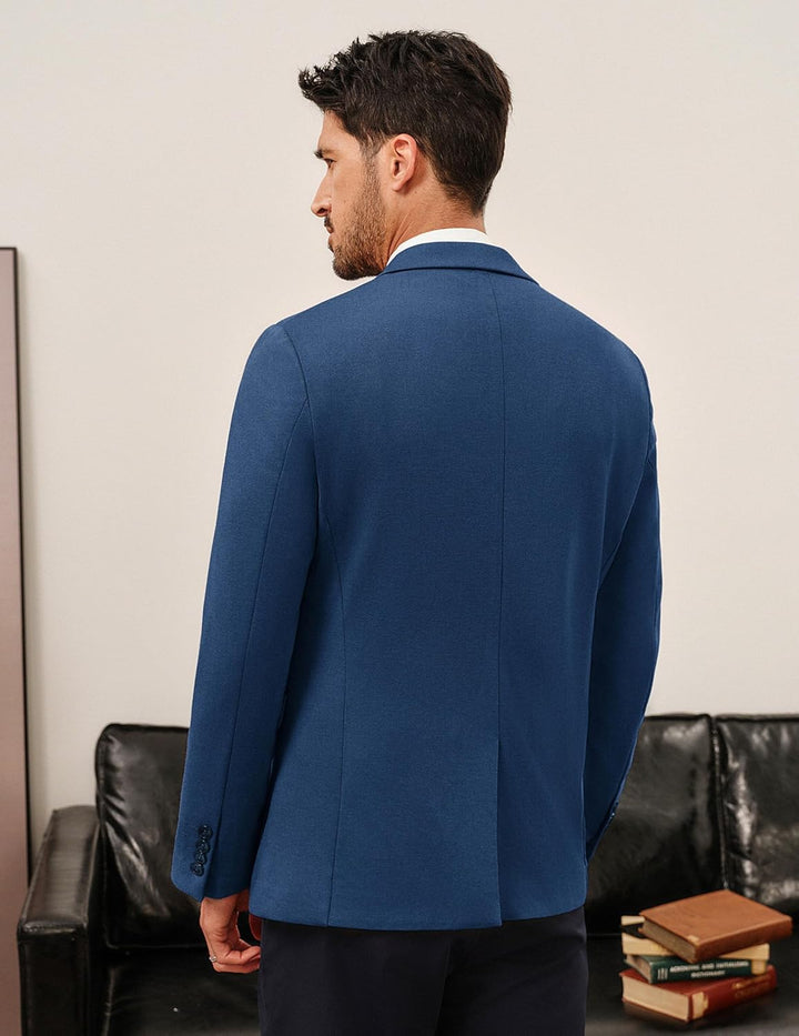 PJ PAUL JONES Herren Sakko Sportlich Freizeit Blazer Jackett 1 Knöpfe Modern Regular Fit Anzugjacke