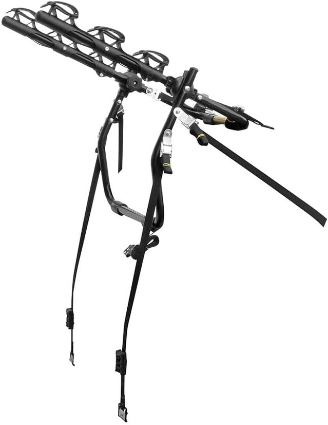 BBROS Heck-Fahrradträger | 3 Fahrräder | 45 kg | 6 Verriegelungen | Anti-Entriegelungssystem | Unive