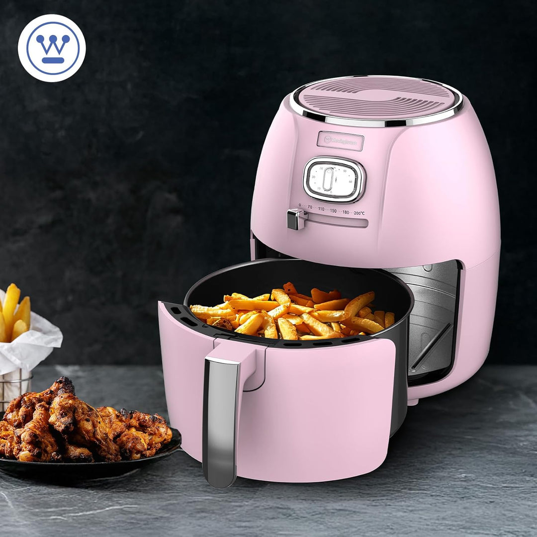 Westinghouse Retro Serie Airfryer, 4L, Heissluftfritteuse, 1500 W, Schnell & einfach, antihaftbeschi