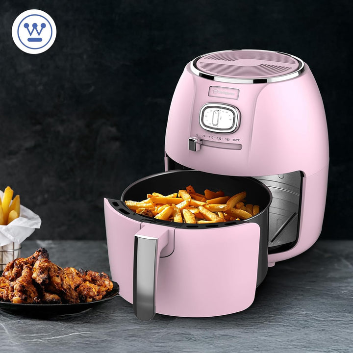Westinghouse Retro Serie Airfryer, 4L, Heissluftfritteuse, 1500 W, Schnell & einfach, antihaftbeschi